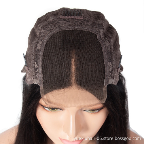 Best Selling Cuticle Aligned Raw Virgin Indian Hair 4X4 Deep Wave Lace Wigs Cheap Hair Extention and Wigs Free Sample